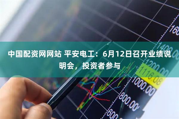 中国配资网网站 平安电工：6月12日召开业绩说明会，投资者参与